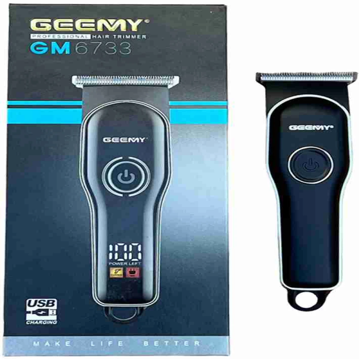 GEEMY GM 6733 RECHARGEABLE HAIR TRIMMER - Image 3