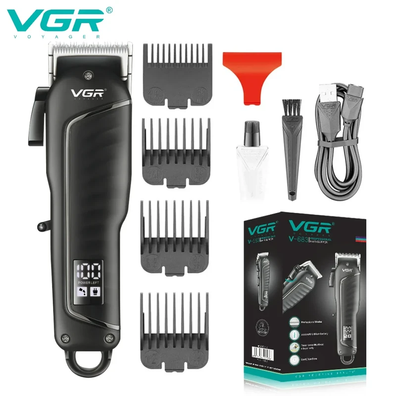 VGR Hair Clipper Professional Trimmer Rechargeable V-683