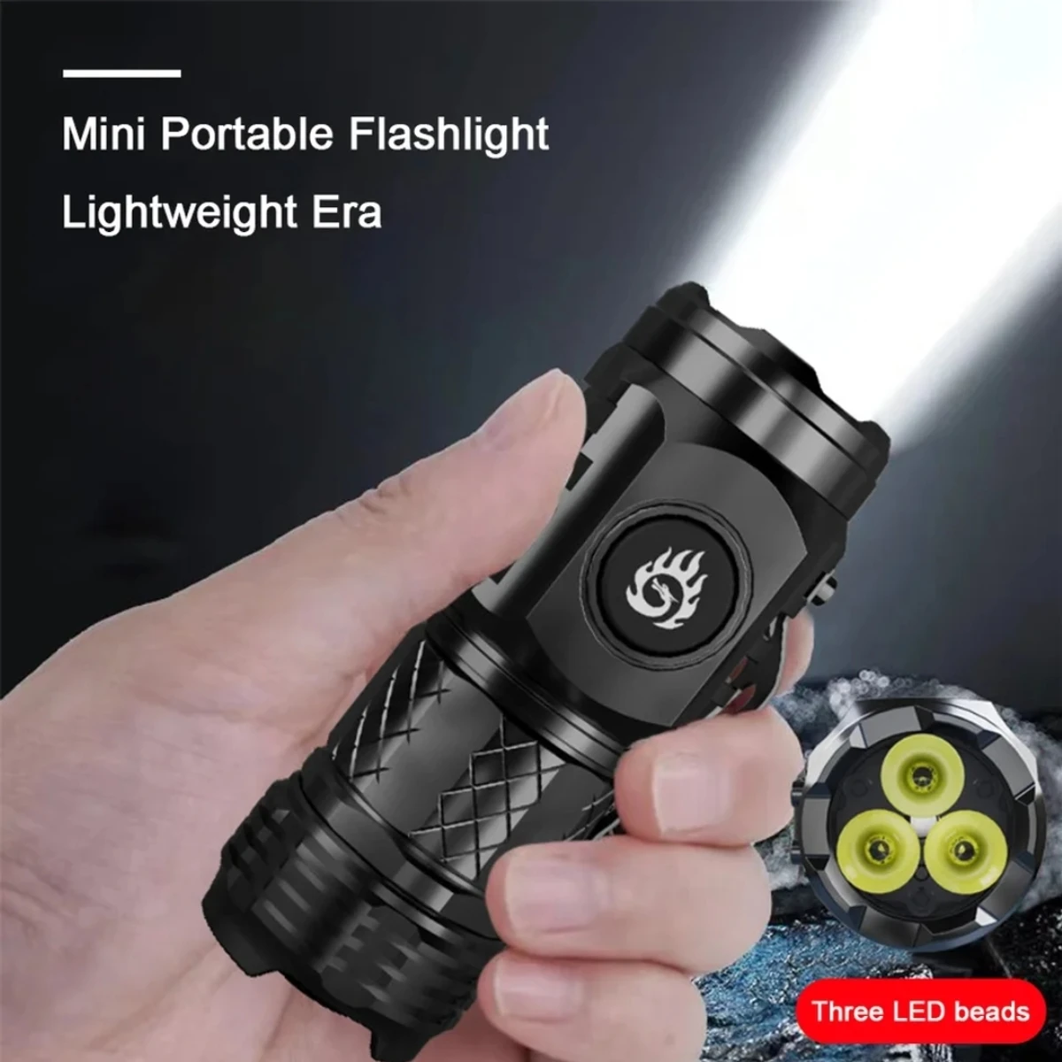 High Power LED Flashlight Torch 20W Ultra Powerful LED Flashlight USB Rechargeable LED Tactical Flashlights for Hiking Exploring - Image 5