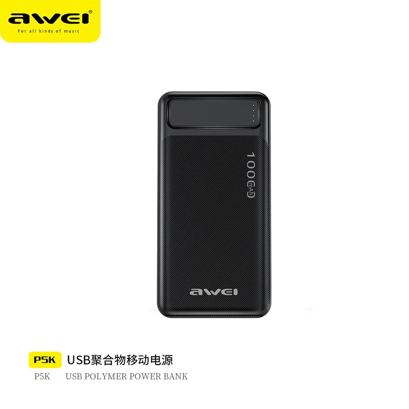 Powerful Power Bank 10000mAh Double USB Output Powerbank For Mobile Phone Fast Charge External Battery