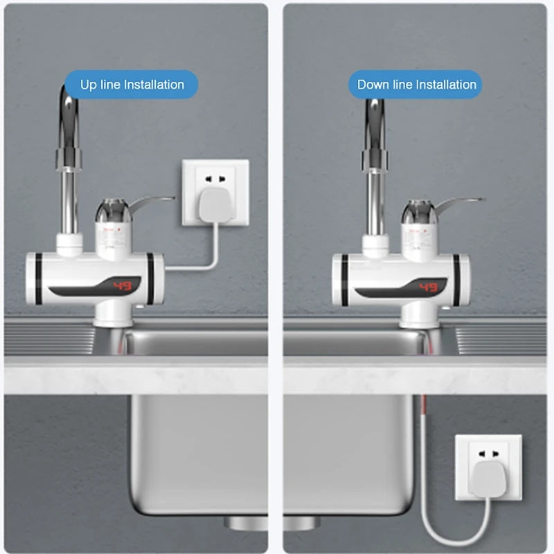 Digital Instant Hot Water Tap ( Wall Fitting) - Image 3