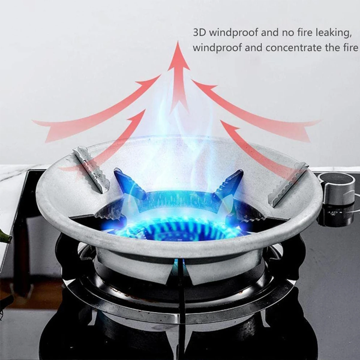 Stainless Steel Wok Rack Fire-gathering Gas Stove Wok Ring Stove Trivets Cooktop Range Pan Holder Stand For Gas Hob Home Kitchen