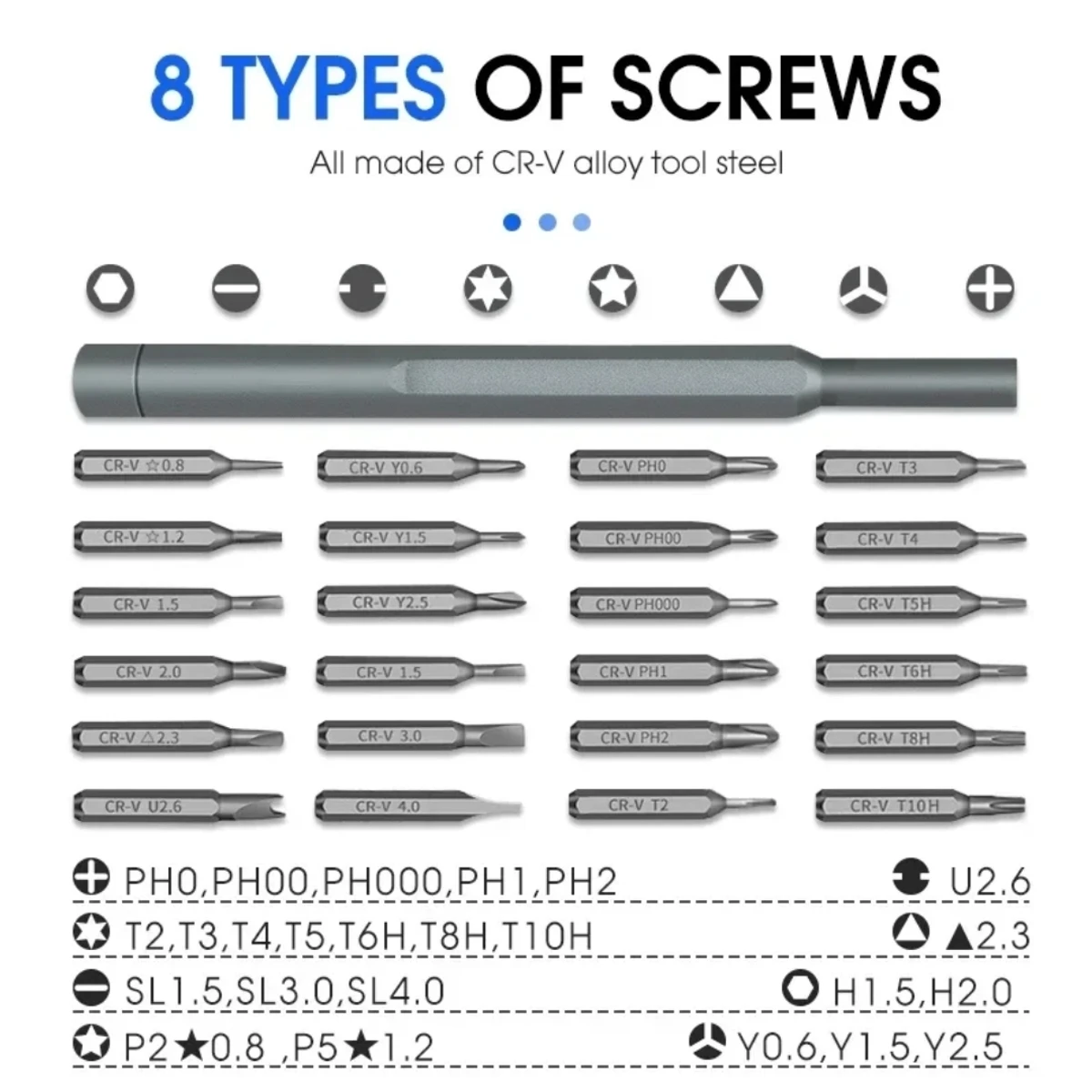 24 In 1 Magnetic Screwdriver Set