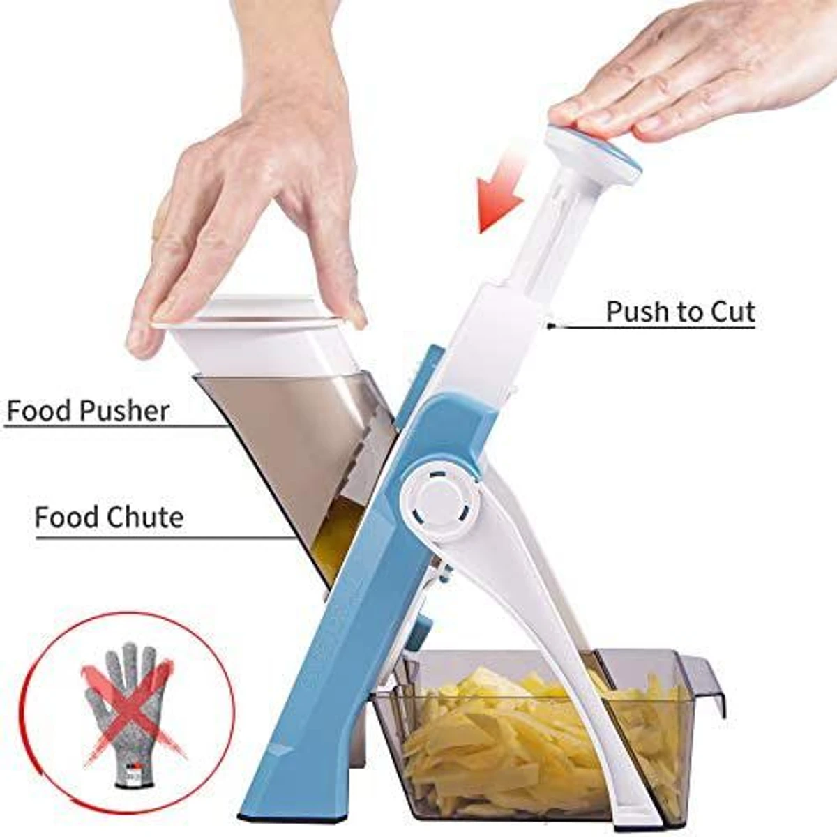 Vegetable Chopper with Mandoline Slicer