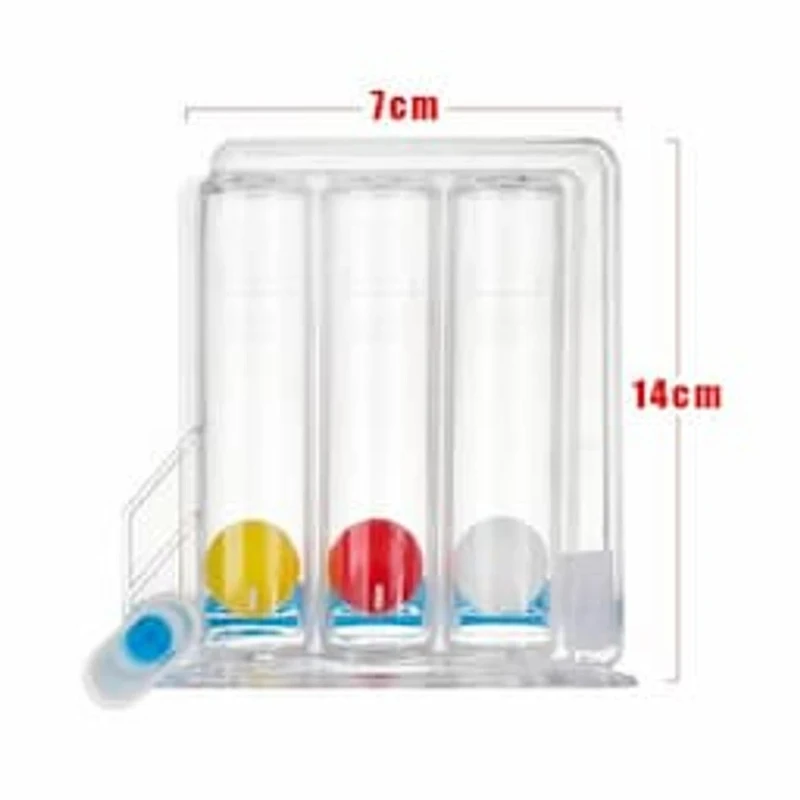 3 Balls Breathing Trainer Lung Function Improvement Trainer Respiratory Spirometry Breath Exerciser Measurement System - Image 3